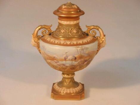 A Royal Worcester vase