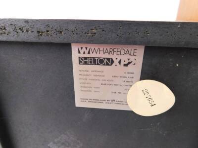 A pair of Wharfedale XP2 speakers, a pair of Wharfedale Linton II speakers, Sony speakers, audio and camera equipment. (qty) - 3