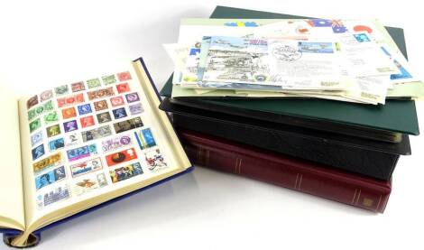 A collection of stamps, to include first day covers, an album of mainly common wealth stamps etc.