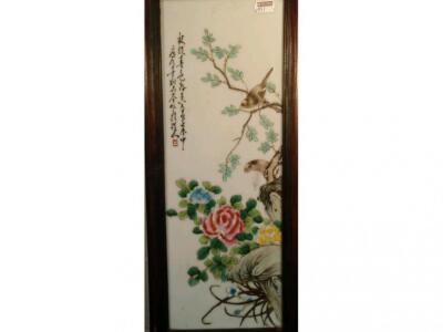 A pair of Chinese porcelain plaques - 4