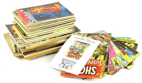 A quantity of comics, to include Daredevil, Astonishing Stories etc.