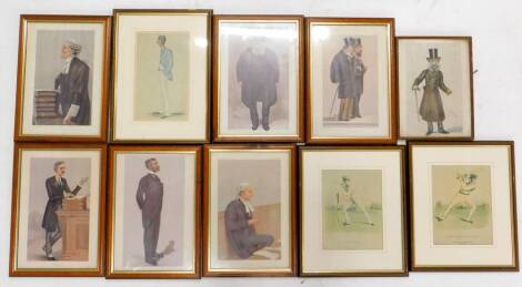 Various sporting and other prints, to include cricketers, later Spy prints etc. (10)