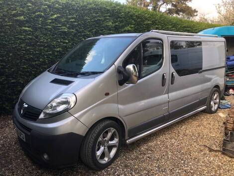 A Vauxhall Vivaro 2900 2.5 CDTI, registration FG56 VFU, recent MOT, c.149,000 miles, V5. NB. Whilst every lot at auction is Sold as Seen the vendors would like to point out that there is an intermittent fault & known problem in engaging fourth gear.