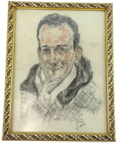 Roberto (20thC). Portrait of a gentleman, pastel, signed and dated Parish 1963, 40cm x 30cm.