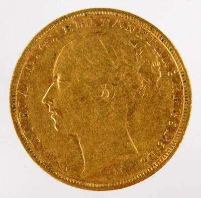 A Victorian gold full sovereign, 1883. - 2