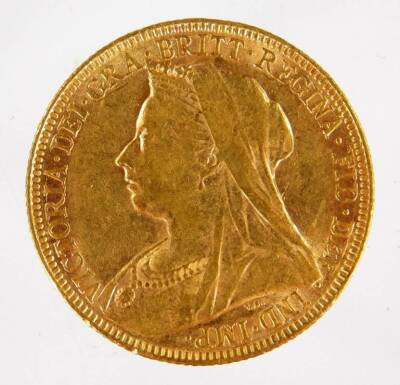 A Victorian gold full sovereign, 1894. - 2