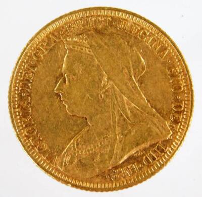 A Victorian gold full sovereign, 1893. - 2