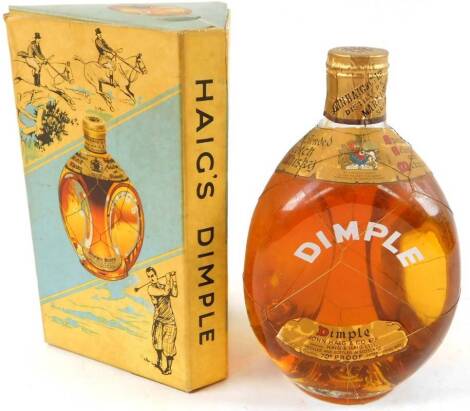 A vintage bottle of 1950's Haig Dimple whisky, 22cm H. (boxed)