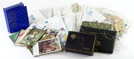 A large quantity of first day cover stamps etc.