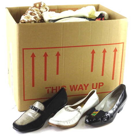 A quantity of ladies shoes, to include Stuart Weitzman, Bally etc.