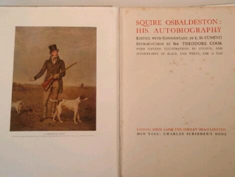 Squire Osbaldeston. His autobiography