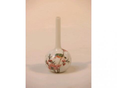 A small Chinese bottle vase