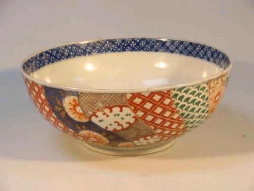 A large late 19thC Imari bowl