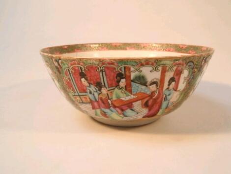 A 19thC Chinese famille rose bowl