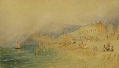 S. Perry (19thC). Sidmouth, watercolour, signed and dated 1876?, 24cm x 35cm.