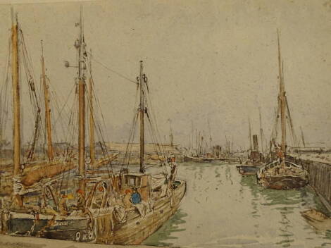 Cecil Westland Pilcher (1870-1943). Yarmouth, watercolour, signed and titled, 26cm x 36.5cm.