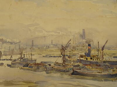 Cecil Westland Pilcher (1870-1943). Rochester, watercolour, titled verso, 26cm x 35cm, and seven others (8).