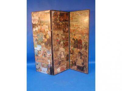 An antique three-fold screen - 2