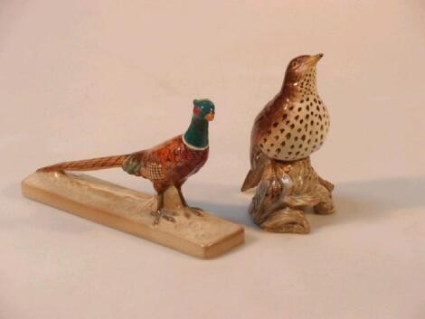 A Beswick model of a cock pheasant