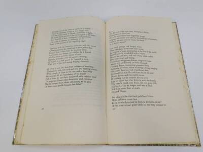 Binyon (Laurence). The Sirens; An Ode, limited edition 158/250, on Kelmscott handmade paper, published by The Stanton Press, Chelsfield, 1924. - 3