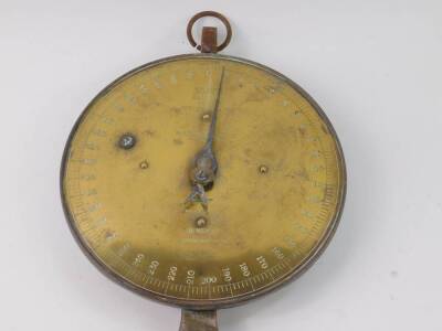 Salter's trade spring balance scales, no. 20T, to weigh 400lbs x 2lb, four H Silcock & Sons Ltd, Liverpool. - 2