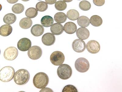 Pre 1946 one shilling coins, 329g, approx 60 coins. - 2