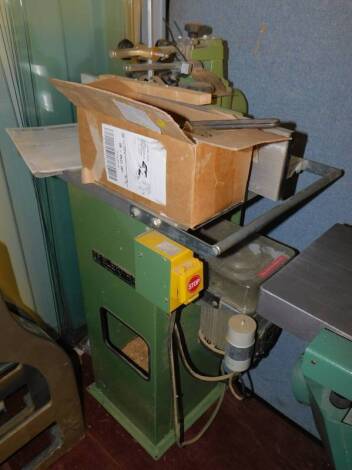 An Elektra TF100M spindle moulder, single phase.