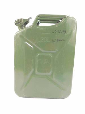 A 20lt Jerry can.