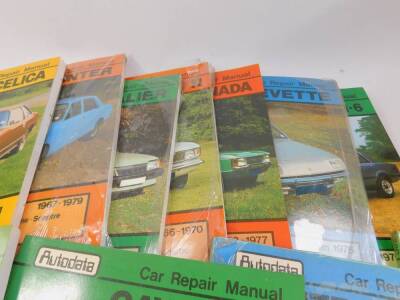 A selection of Autodata car repair manuals, mainly 1970s to 80s models and marques. (qty) - 3