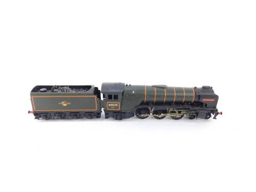 A DJH kit built 00 gauge Peppercorn A2 Class locomotive Bronzino, 4-6-2, 60539, boxed.