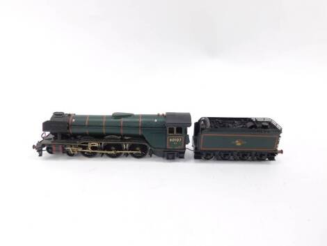 A DJH kit built 00 gauge Class A10 locomotive Royal Lancer, British Rail green livery, 4-6-2, 60107, boxed.