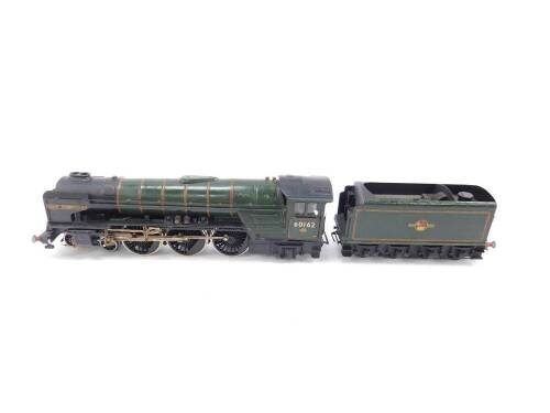 A DJH kit built 00 gauge Peppercorn A1 Class locomotive St Johnstun, BR green livery, 4-6-2, 60162, boxed.