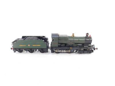 A kit built 00 gauge locomotive Gardinier, GWR green livery, 4-4-0, 4156.