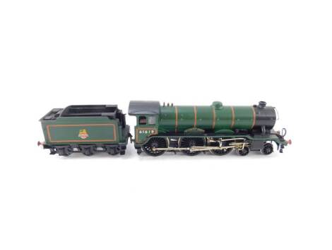 A kit built 00 gauge B17/1 Class locomotive Welbeck Abbey, BR green livery, 4-6-0, 61619.