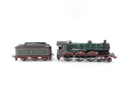 A kit built 00 guage locomotive Immingham, Great Central Railway green and red livery, 4-6-0, 1097.