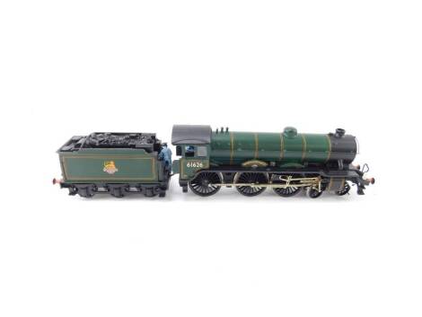 A kit built 00 gauge B17/1 Class locomotive Brancepeth Castle, BR green livery, 4-6-0, 61626.