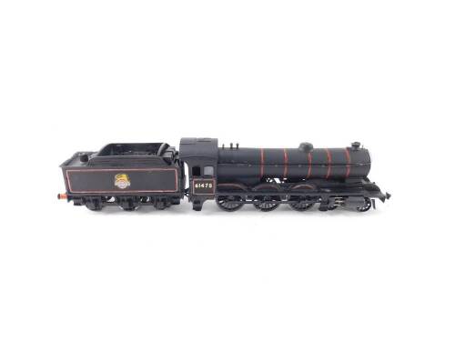 A kit built 00 gauge B16/1 Class locomotive, BR black livery, 4-6-0, 61478.