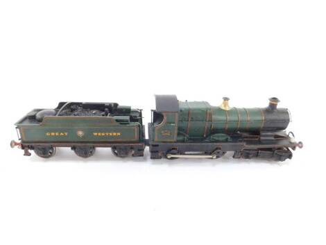 A kit form 00 gauge locomotive One And All, GWR green livery, 4-4-0, 3363.