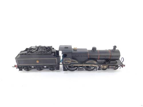A kit form 00 gauge 4P-A Class locomotive, BR black livery, 4-4-0, 41082.