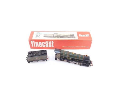 A kit built 00 gauge 6000 Class locomotive King Richard III, GWR green livery, 4-6-0, 6015.