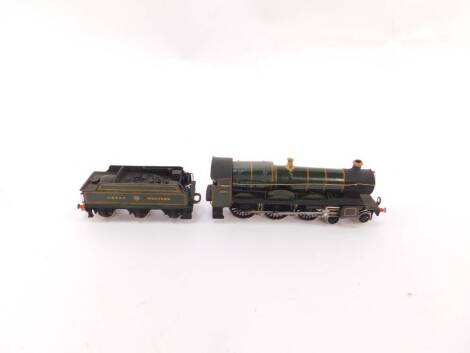 A Wills Finecast kit form 00 gauge Saint Class locomotive St David, GWR green livery, 4-6-0, 2920.