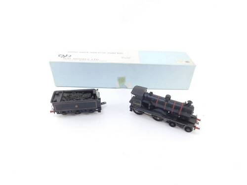 A kit form 00 gauge locomotive, BR black livery, 4-4-0, 54485.