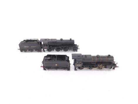 Two kit form 00 gauge locomotives, BR black livery, comprising locomotive 2-6-0, 427769, and locomotive 2-6-0, M2923.