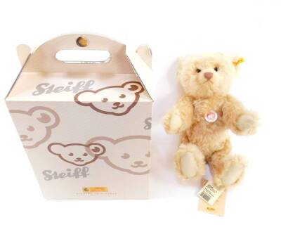 A Steiff Classic Teddy, blonde mohair, 004292, boxed.