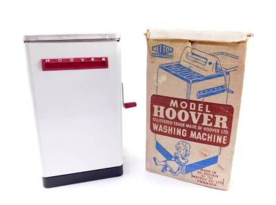 A Mettoy Model Hoover Washing Machine, Washes and Wrings - Just Like Mother's, boxed.