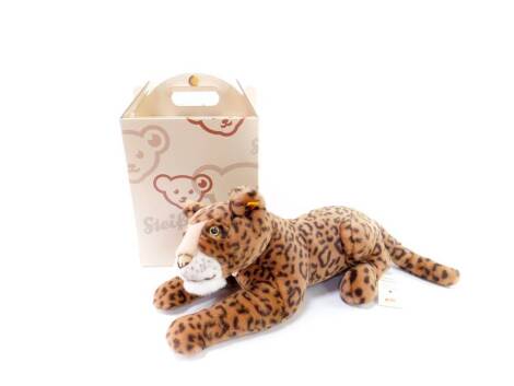 A Steiff Leopard, 064036, boxed, 42cm L.