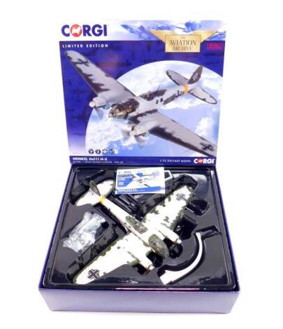 A Corgi Aviation Archive limited edition die cast aeroplane, Heinkel HE111H-5, Legion Condor 1942-43, boxed, AA33713.