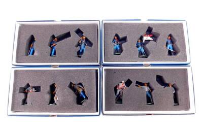 Oryon Collection hand painted American Civil War metal soldiers, boxed, comprising Union Calvary 1st Division (Gettisburg) 1863 Art 6029., Confederate Calvary 'North Virginia Army' 1863 Art 6030., Union Infantry 'Potomac Army' 1st Division 1863 Art 6031,