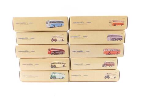 Corgi Commercial Classic and Classics Buses, comprising 97177, 98161, 97342, 97825, 97214, 97174, 97170, 97175, 96164, and 97210, boxed. (10)