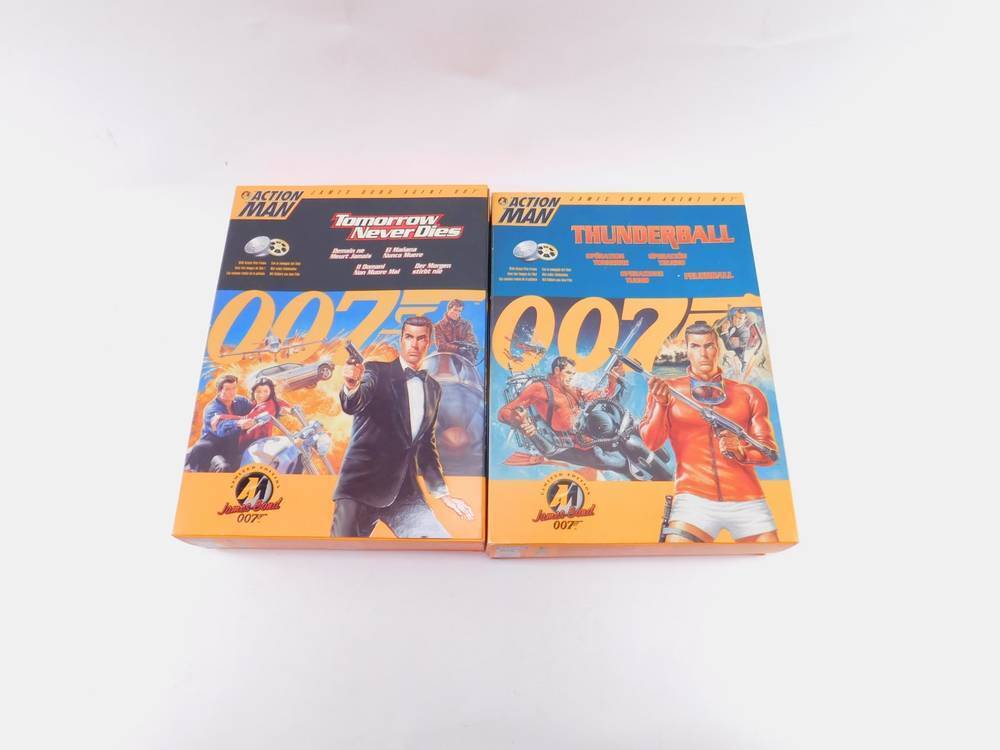 Two Action Man James Bond 007 Limited Edition figures, from